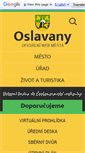 Mobile Screenshot of mesto-oslavany.cz